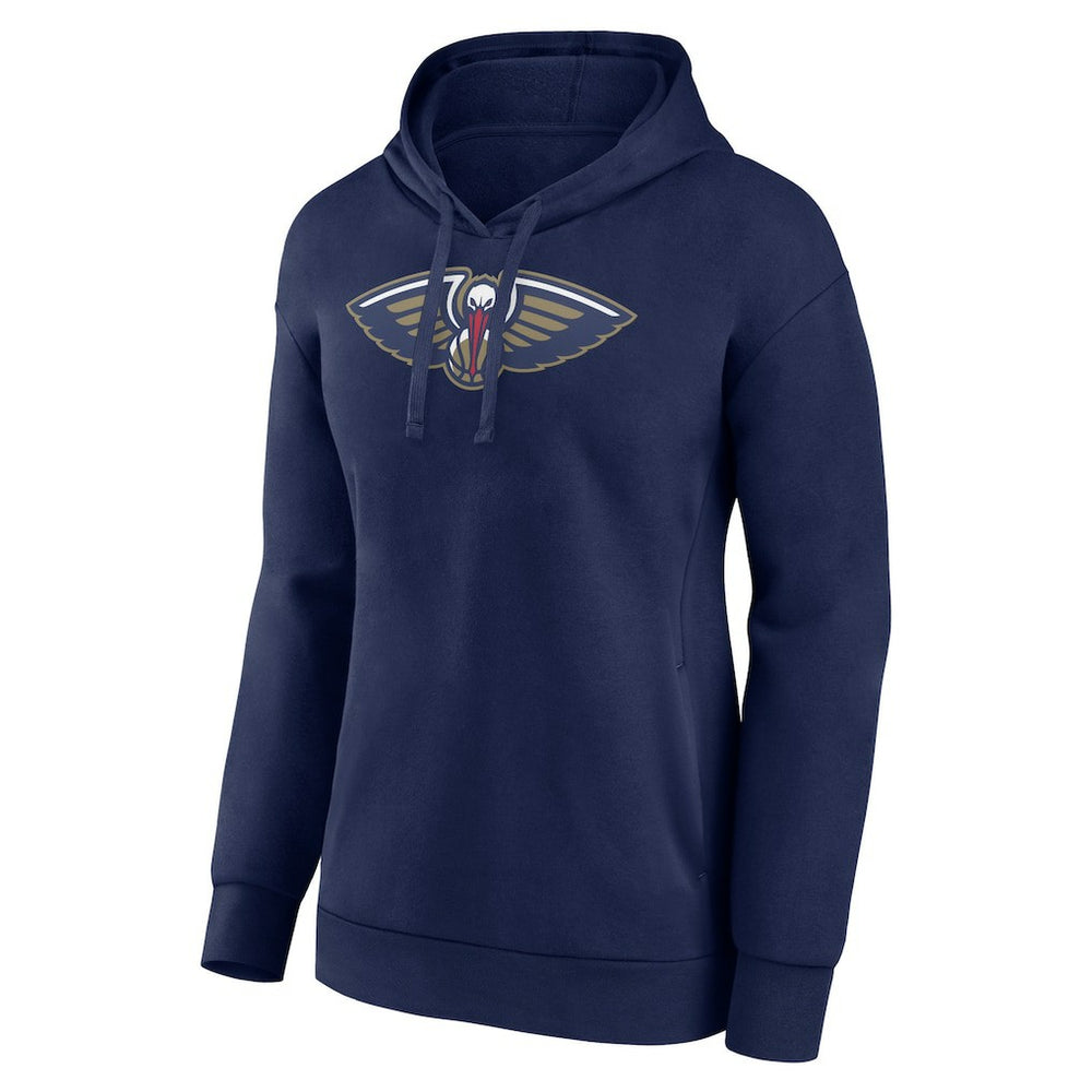 New Orleans Pelicans Women's Team Primary Logo Pullover Hoodie Navy - NBA