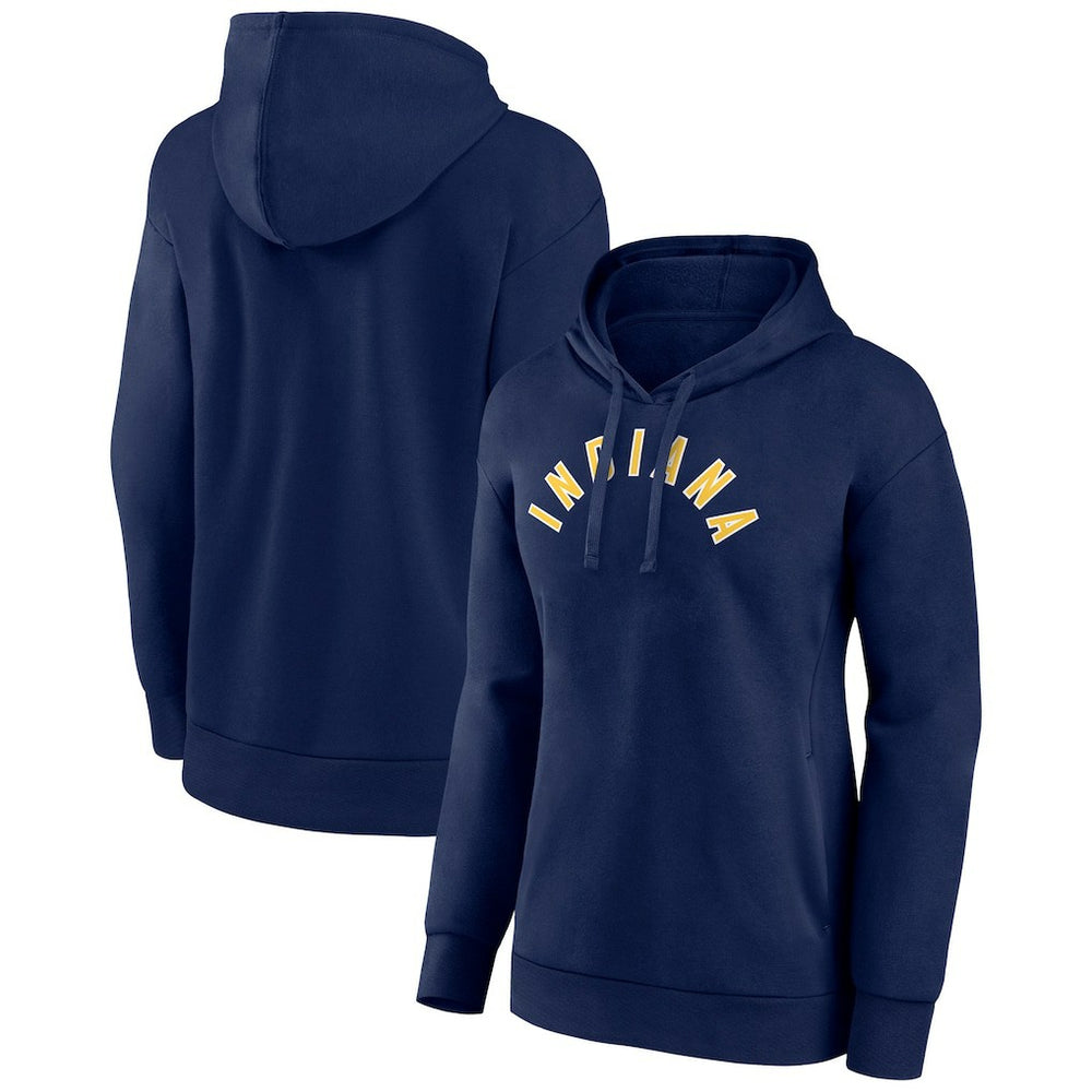 Indiana Pacers Women's Wordmark Alt Pullover Hoodie Navy - NBA