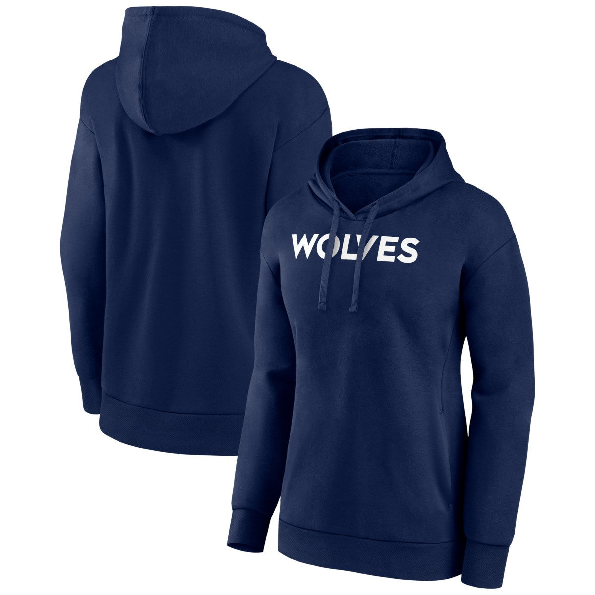 Minnesota Timberwolves Women's Wordmark Alt Pullover Hoodie Navy - NBA