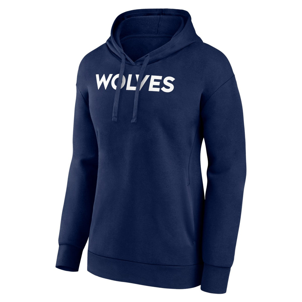Minnesota Timberwolves Women's Wordmark Alt Pullover Hoodie Navy - NBA