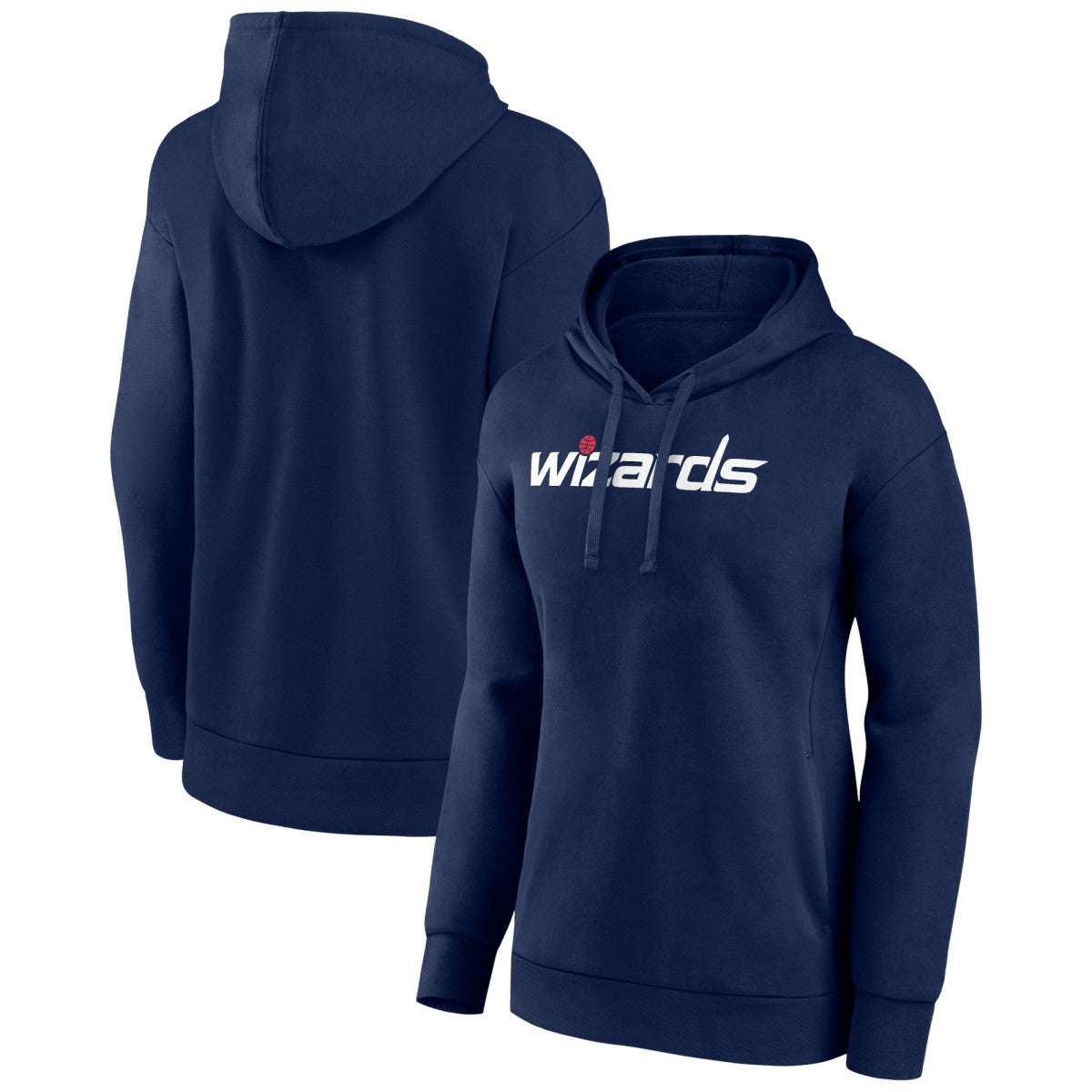 Washington Wizards Women's Wordmark Alt Pullover Hoodie Navy - NBA