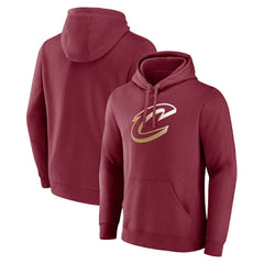 Cleveland Cavaliers Women's Gradient Logo Pullover Hoodie Wine - NBA
