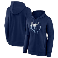 Memphis Grizzlies Women's Gradient Logo Pullover Hoodie Navy - NBA