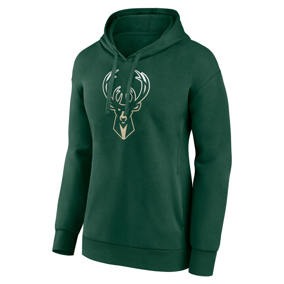Milwaukee Bucks Women's Gradient Logo Pullover Hoodie Hunter Green - NBA