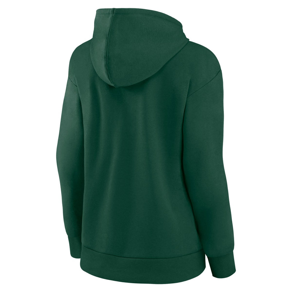 Milwaukee Bucks Women's Gradient Logo Pullover Hoodie Hunter Green - NBA