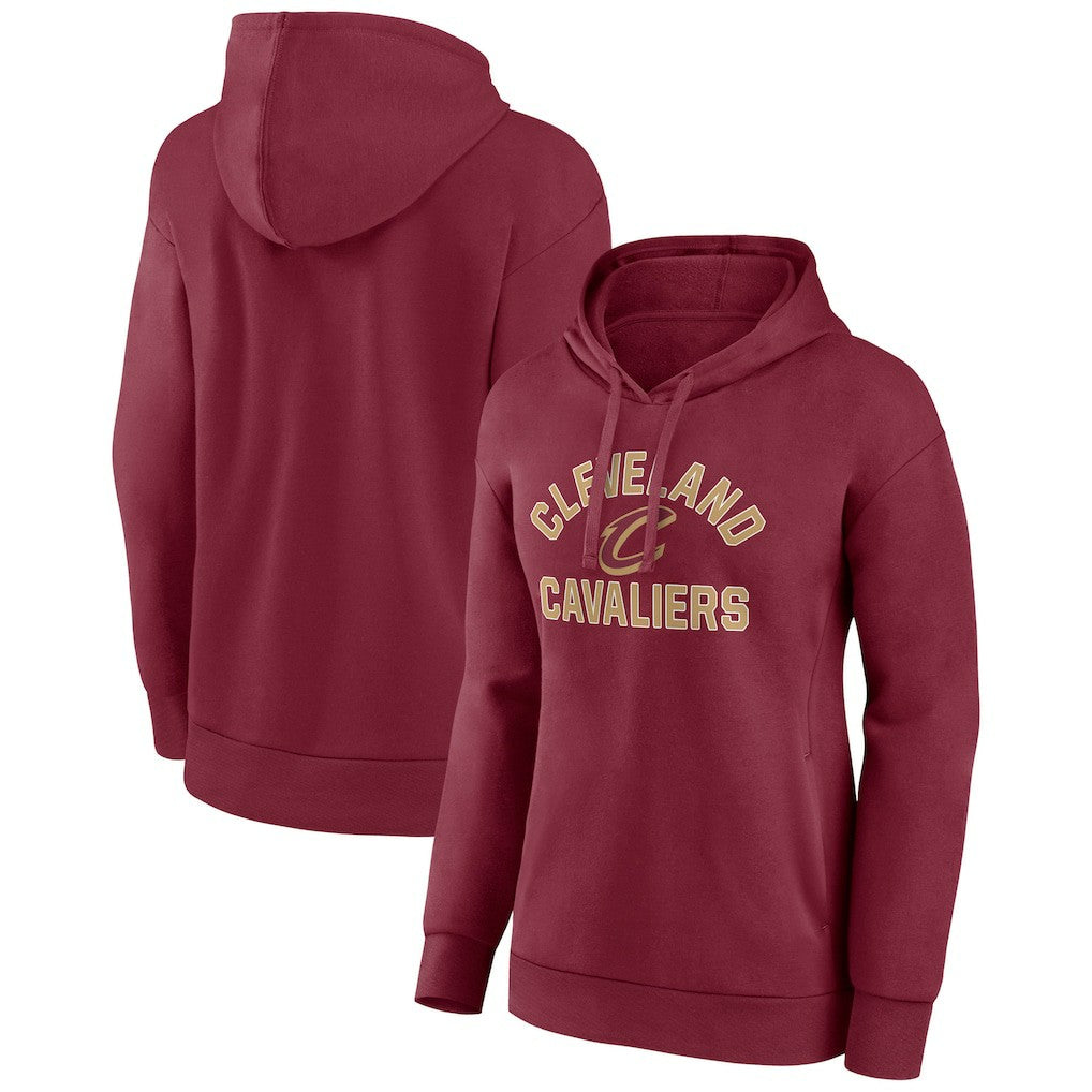 Cleveland Cavaliers Women's Overtime Pullover Hoodie Wine - NBA