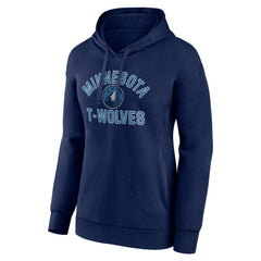 Minnesota Timberwolves Women's Team Overtime Pullover Hoodie Navy - NBA
