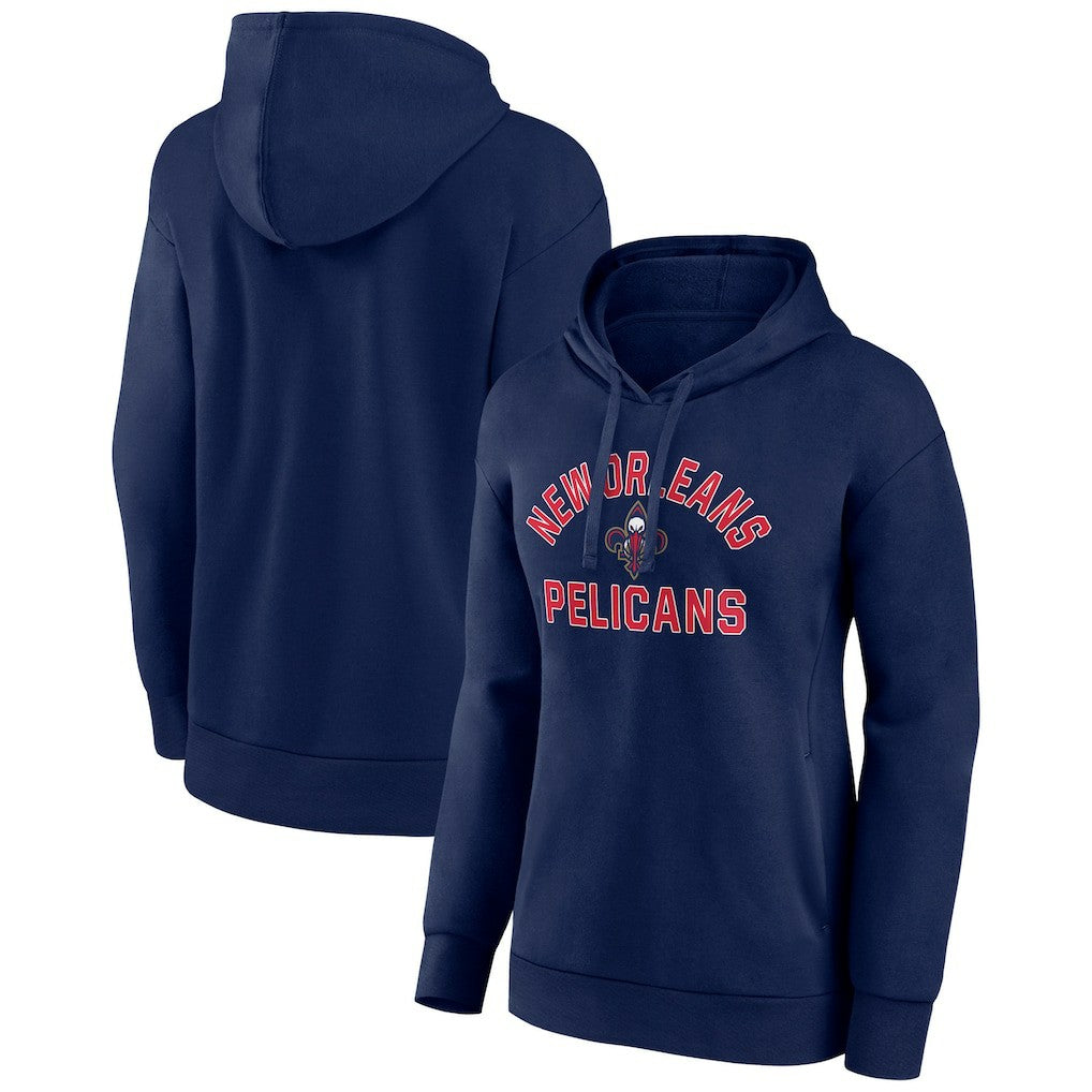 New Orleans Pelicans Women's Overtime Pullover Hoodie Navy - NBA