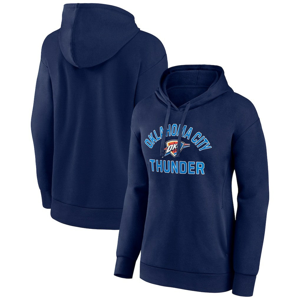 Oklahoma City Thunder Women's Overtime Pullover Hoodie Navy - NBA