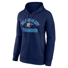 Oklahoma City Thunder Women's Overtime Pullover Hoodie Navy - NBA