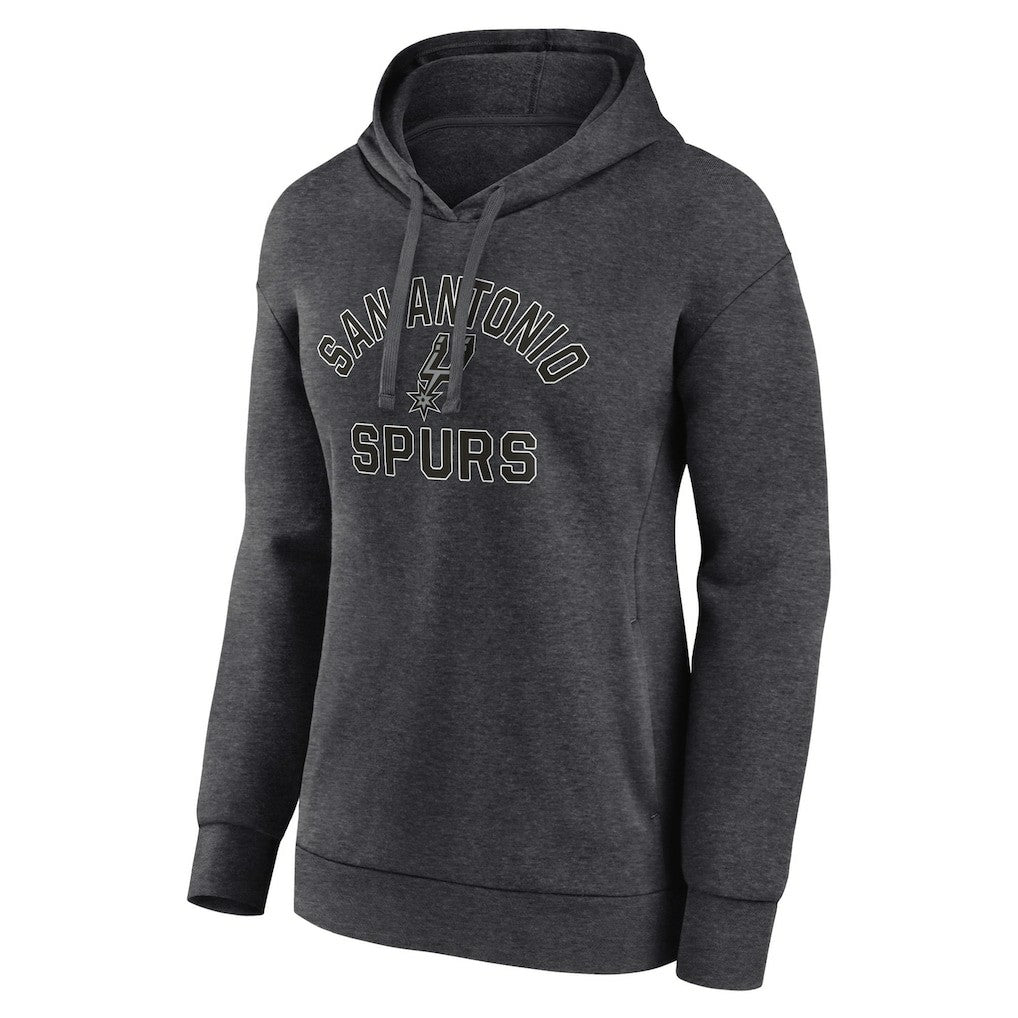 San Antonio Spurs Women's Overtime Pullover Hoodie Charcoal - NBA