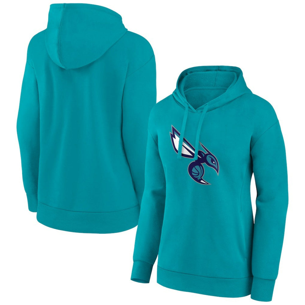 Charlotte Hornets Women's Alternate Logo Pullover Hoodie Teal - NBA