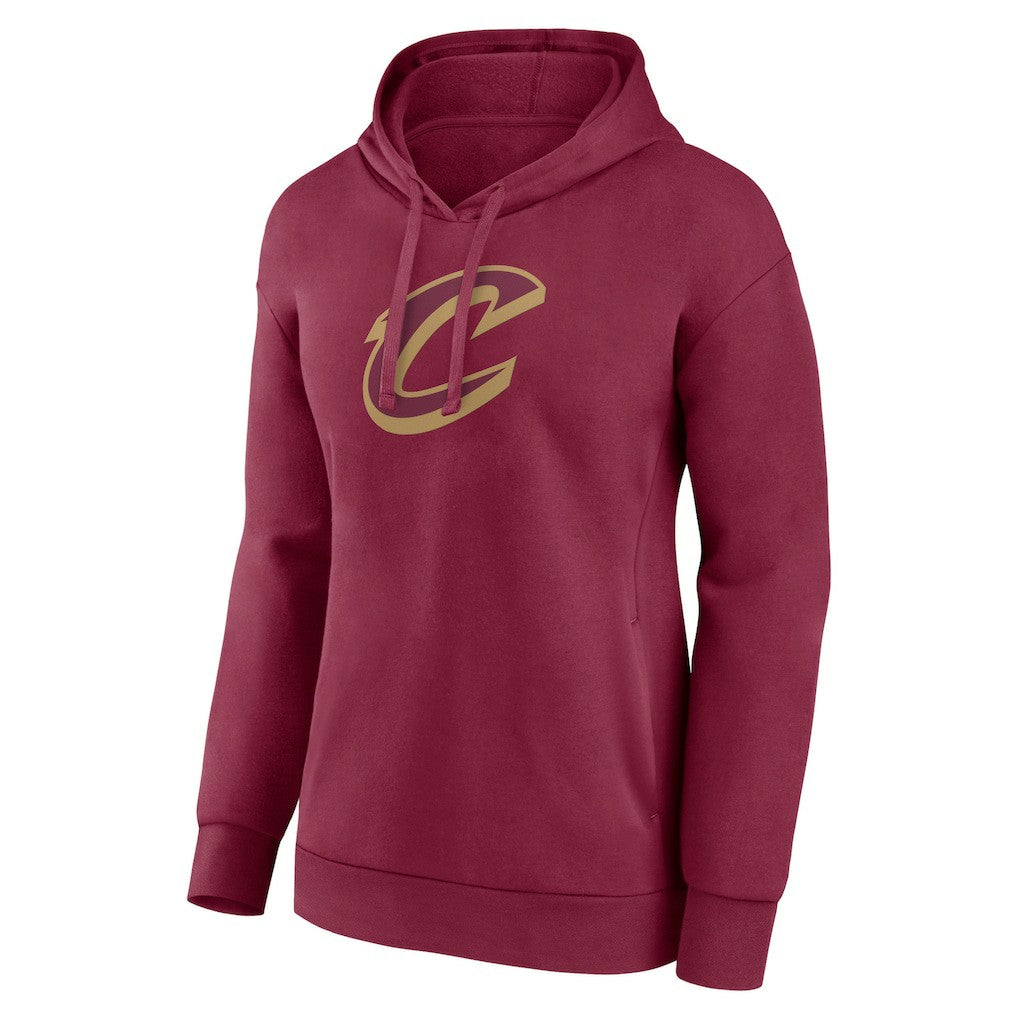 Cleveland Cavaliers Women's Alternate Logo Pullover Hoodie Wine - NBA
