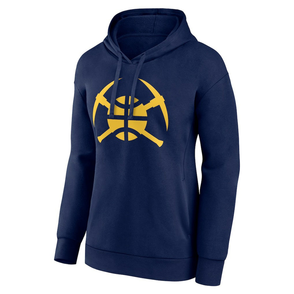 Denver Nuggets Women's Alternate Logo Pullover Hoodie Navy - NBA