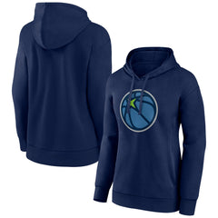 Minnesota Timberwolves Women's Alternate Logo Pullover Hoodie Navy - NBA