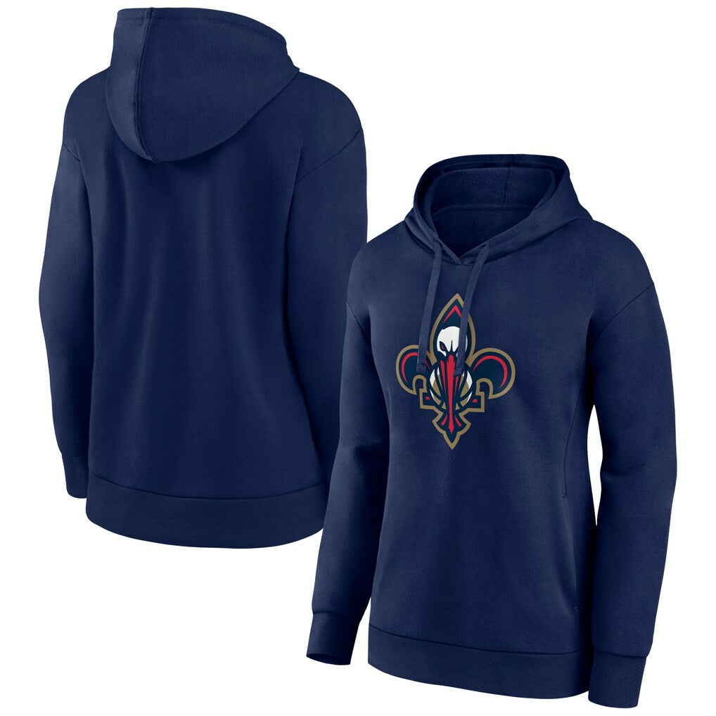 New Orleans Pelicans Women's Alternate Logo Pullover Hoodie Navy - NBA