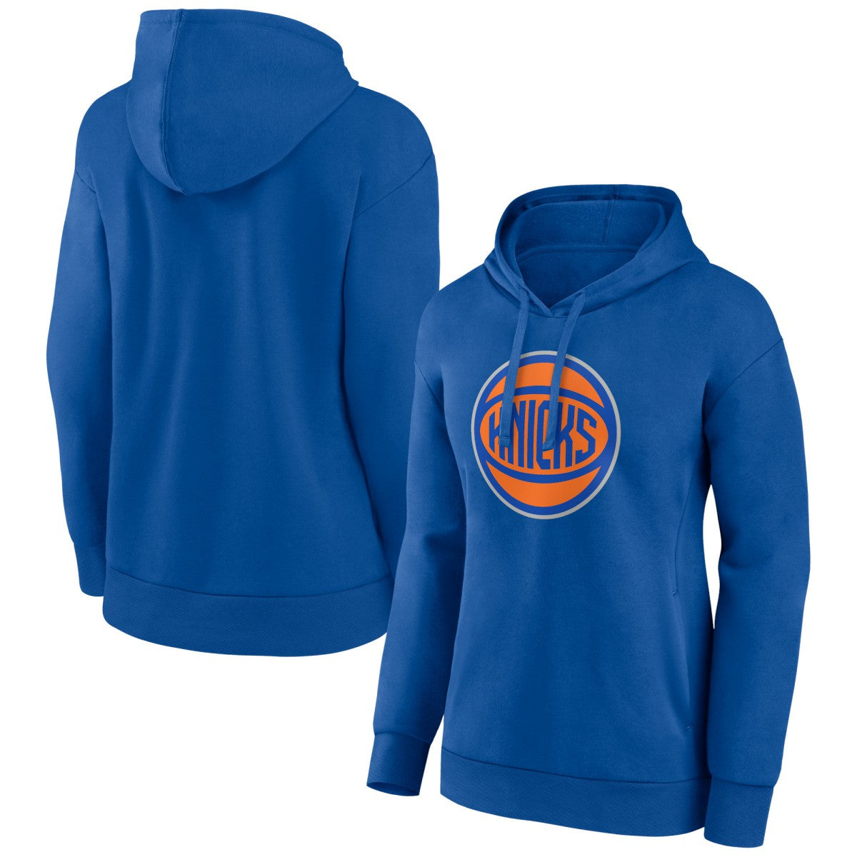 New York Knicks Women's Alternate Logo Pullover Hoodie Royal - NBA