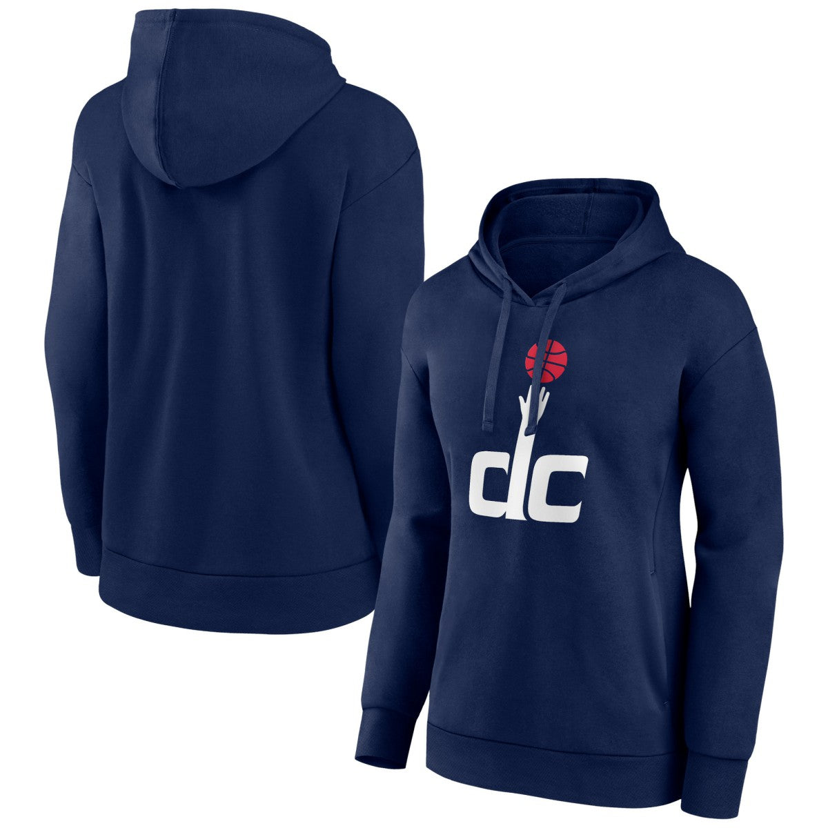 Washington Wizards Women's Alternate Logo Pullover Hoodie Navy - NBA