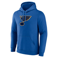 St. Louis Blues Fanatics Primary Logo Pullover Hoodie - Blue - NHL