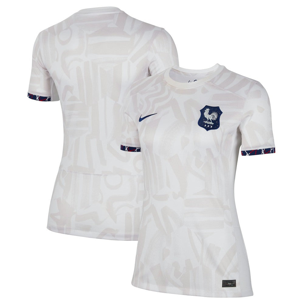 France Women's National Team Women's 2023 Away Stadium Replica Jersey White | Nike online