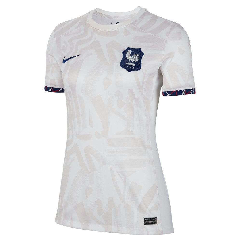France Women's National Team Women's 2023 Away Stadium Replica Jersey White | Nike online