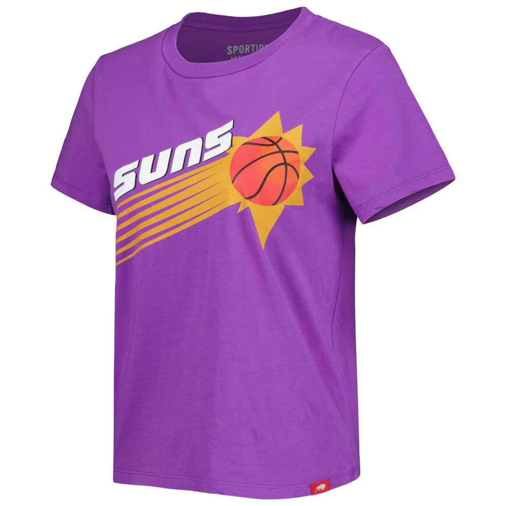 Phoenix Suns Sportiqe Women's Hardwood Classics Arcadia Elevated T-Shirt Purple - NBA