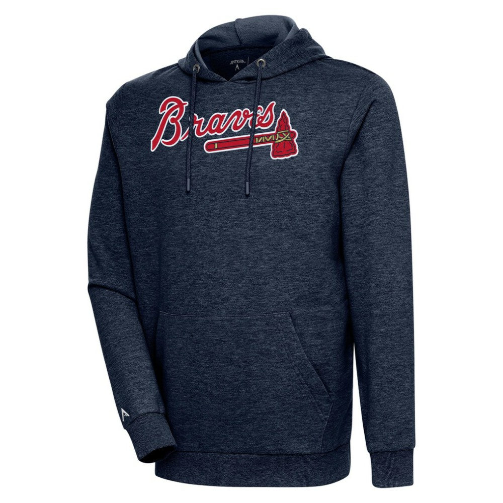 Atlanta Braves Antigua Action Pullover Hoodie - MLB
