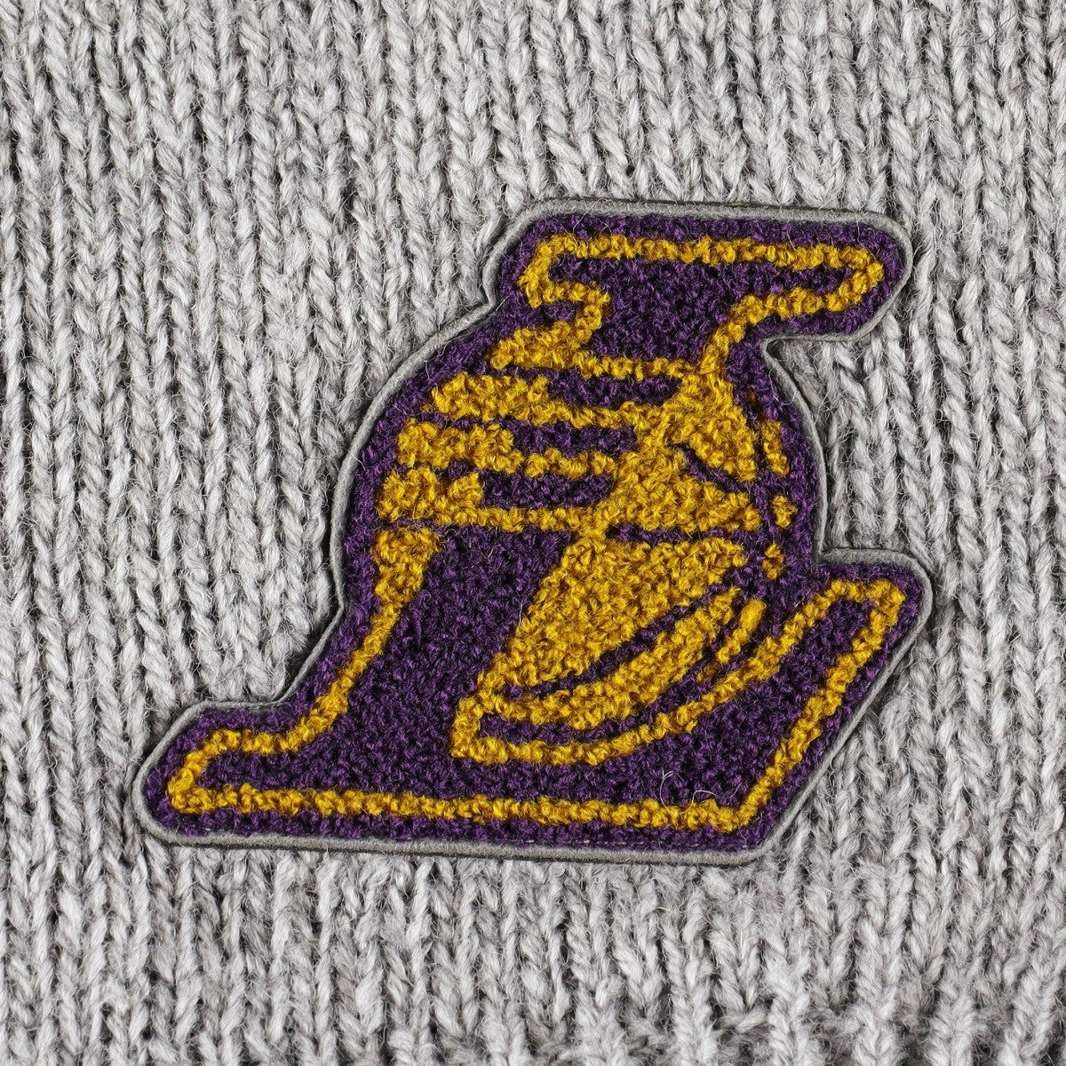 Los Angeles Lakers Lusso Women's Scarletts Lantern Sleeve Tri-Blend V-Neck Pullover Sweater Gray - NBA