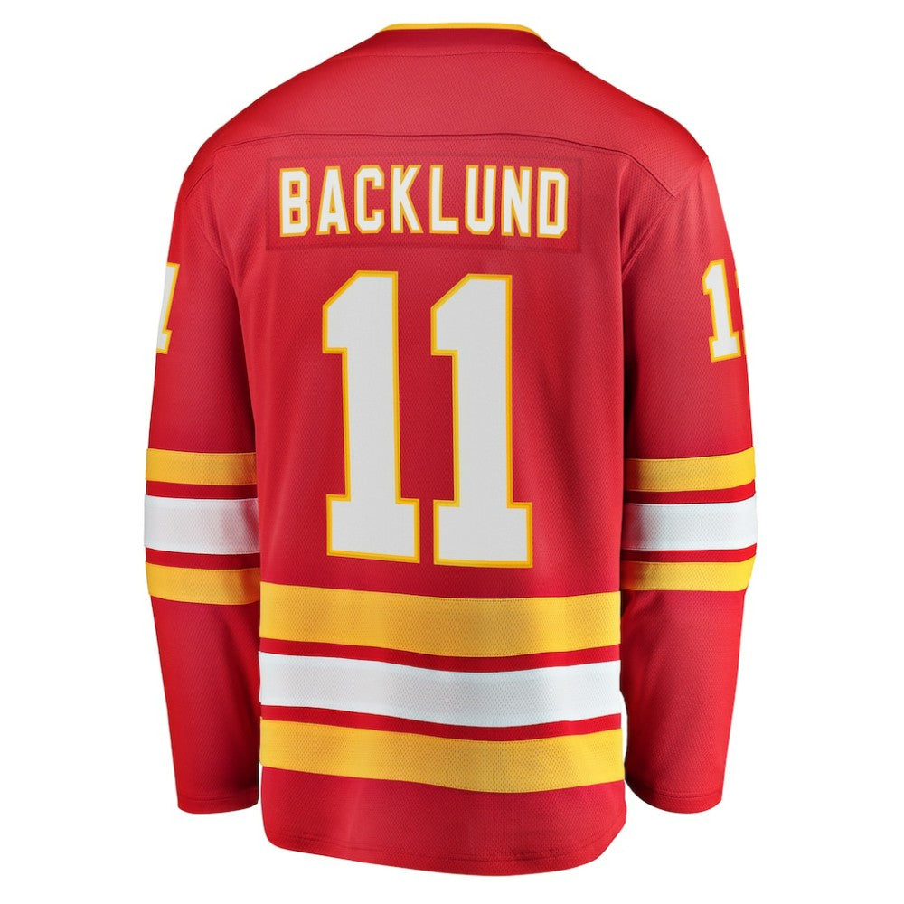 Mikael Backlund Calgary Flames Fanatics Home Breakaway Player Jersey - Red - NHL