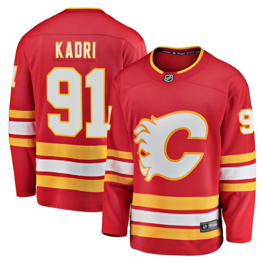 Nazem Kadri Calgary Flames Fanatics Home Breakaway Player Jersey - Red - NHL
