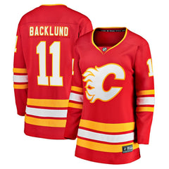 Mikael Backlund Calgary Flames Fanatics Women's Home Team Breakaway Player Jersey - Red - NHL