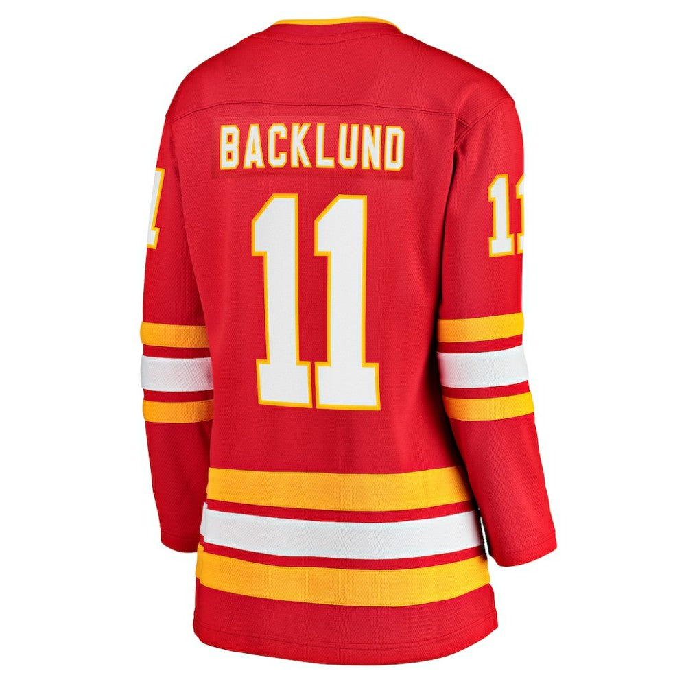 Mikael Backlund Calgary Flames Fanatics Women's Home Team Breakaway Player Jersey - Red - NHL