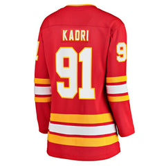 Nazem Kadri Calgary Flames Fanatics Women's Home Breakaway Player Jersey - Red - NHL