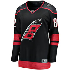 Jesperi Kotkaniemi Carolina Hurricanes Fanatics Women's Home Breakaway Player Jersey - Black - NHL