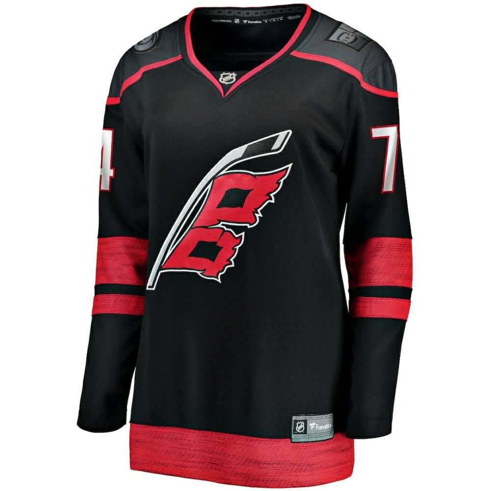 Jaccob Slavin Carolina Hurricanes Fanatics Women's Home Breakaway Player Jersey - Black - NHL