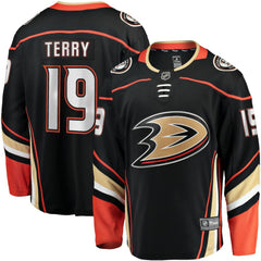 Troy Terry Anaheim Ducks Fanatics Home Team Breakaway Player Jersey - Black - NHL