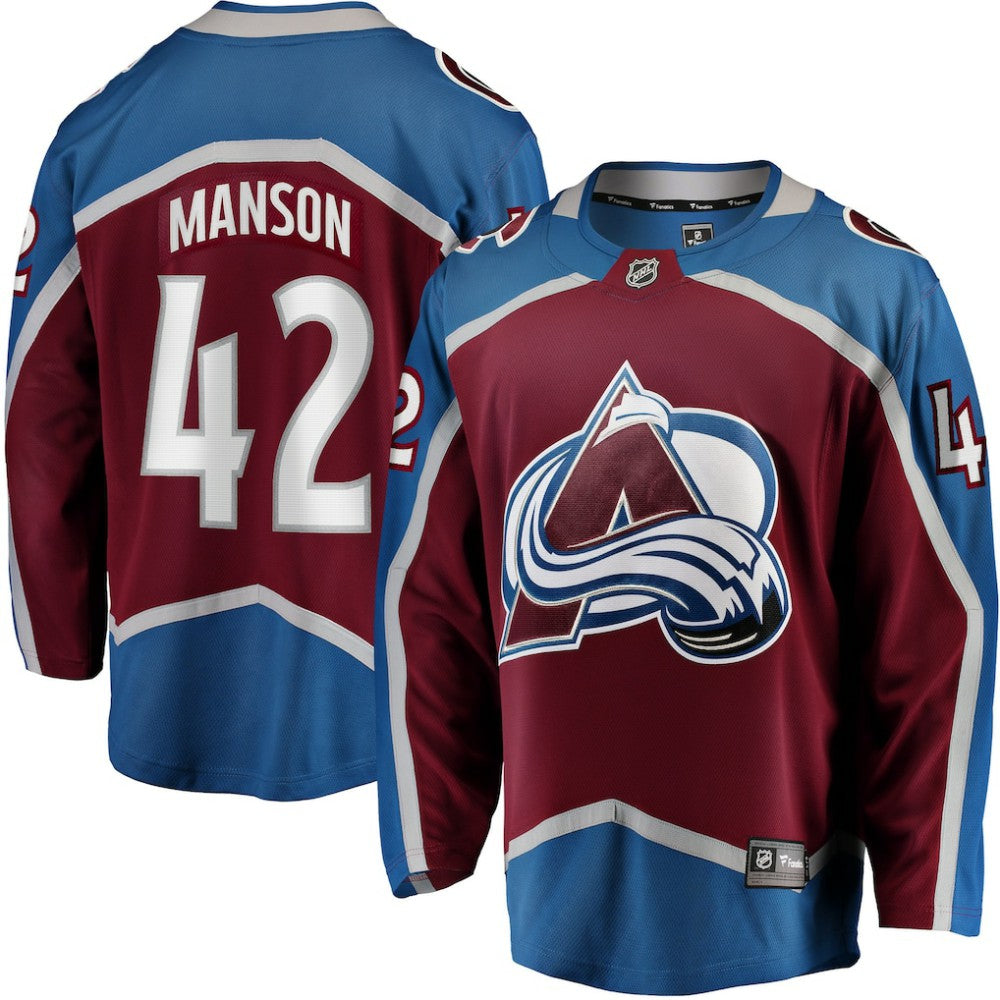 Josh Manson Colorado Avalanche Fanatics Home Breakaway Player Jersey - Burgundy - NHL