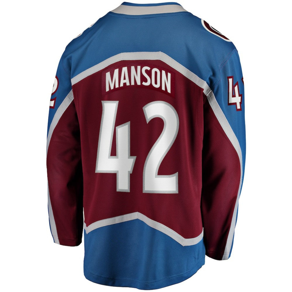 Josh Manson Colorado Avalanche Fanatics Home Breakaway Player Jersey - Burgundy - NHL