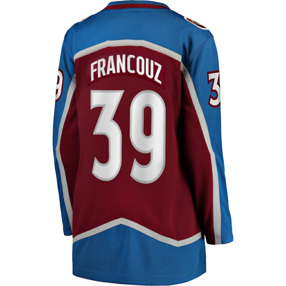 Pavel Francouz Colorado Avalanche Fanatics Women's Home Breakaway Player Jersey - Burgundy - NHL