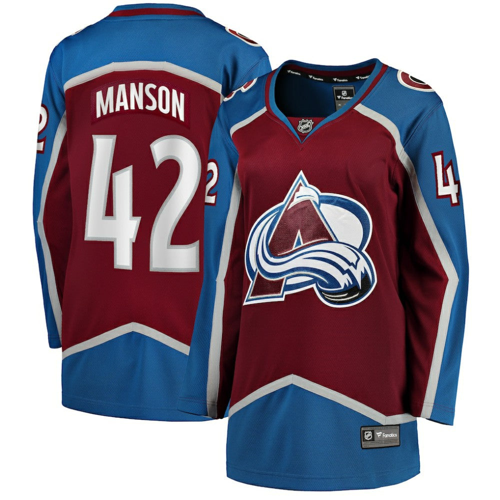 Josh Manson Colorado Avalanche Fanatics Women's Home Breakaway Player Jersey - Burgundy - NHL