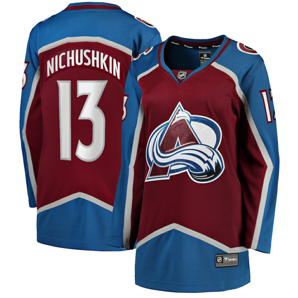 Valeri Nichushkin Colorado Avalanche Fanatics Women's Home Breakaway Player Jersey - Burgundy - NHL