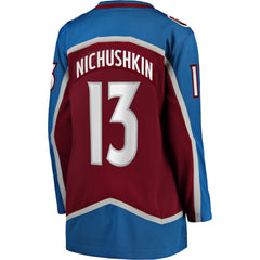 Valeri Nichushkin Colorado Avalanche Fanatics Women's Home Breakaway Player Jersey - Burgundy - NHL