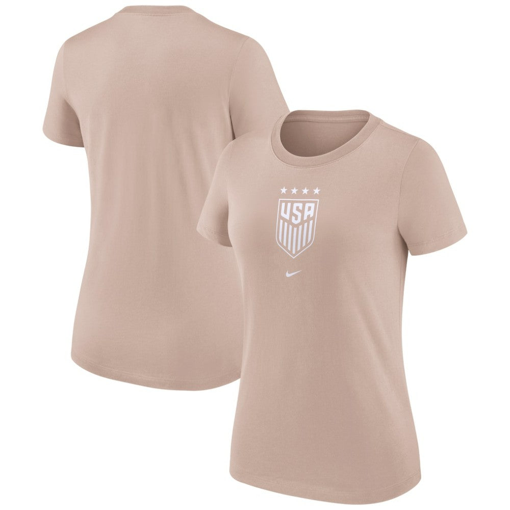 USWNT Women's Crest T-Shirt Tan | Nike discount
