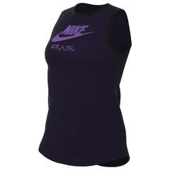 Brazil Women's National Team Women's Futura Tank Top Navy | Nike Sale