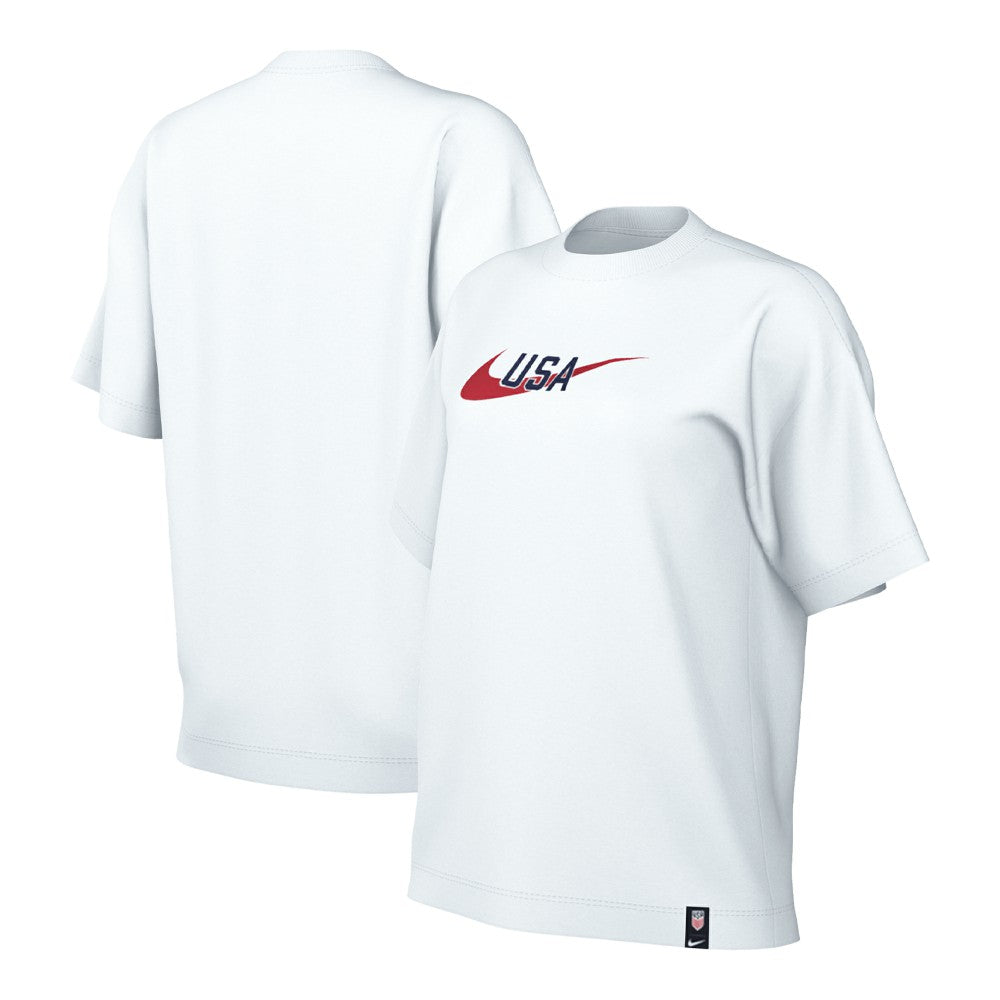 USMNT Women's Swoosh T-Shirt White | Nike Online