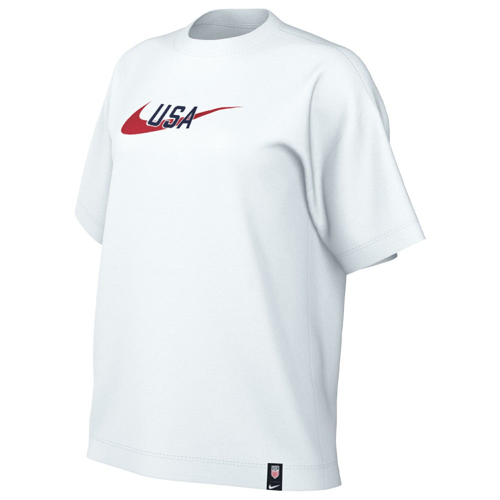 USMNT Women's Swoosh T-Shirt White | Nike Online