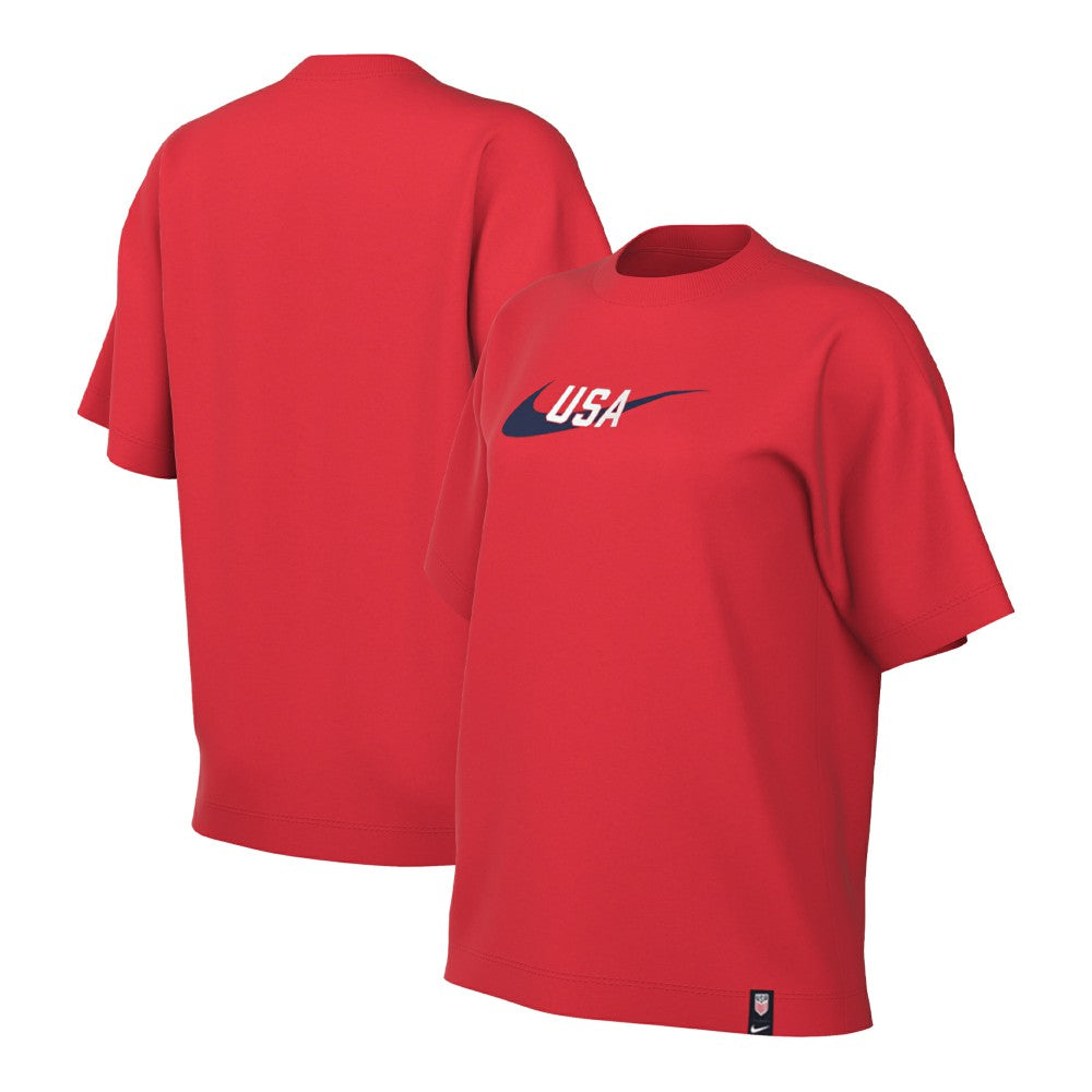 USMNT Women's Swoosh T-Shirt Red | Nike cheap