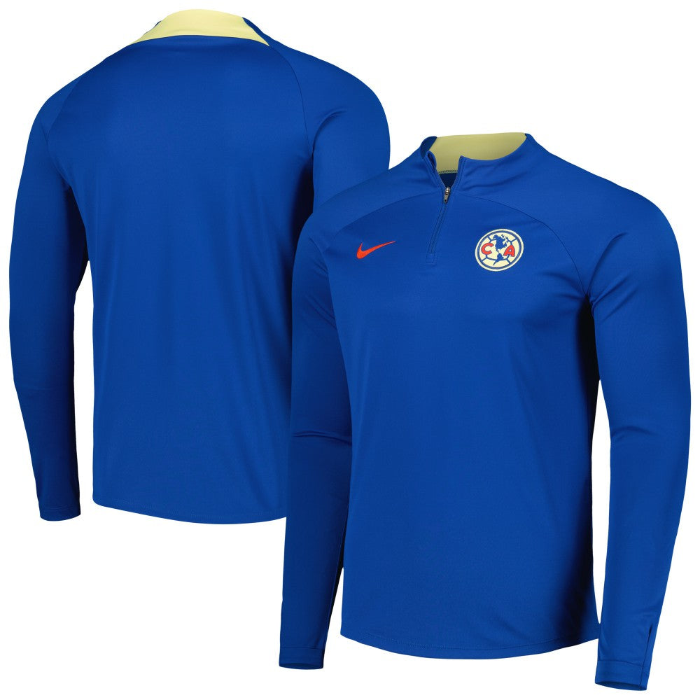 Club America Academy Pro Drill Raglan Quarter-Zip Top Blue | Nike Online