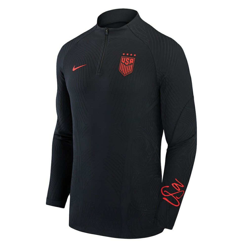 USWNT 2023 Strike Drill Performance Quarter-Zip Long Sleeve Top Black | Nike cheap