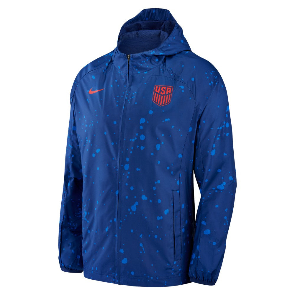 USMNT AWF Raglan Full-Zip Hoodie Jacket Navy | Nike cheap